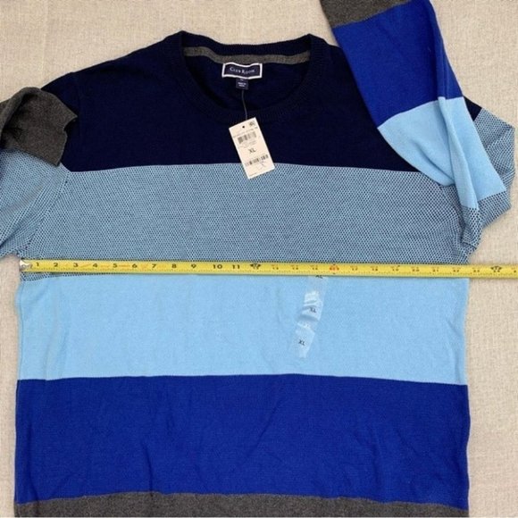 Club Room Mens Striped Lightweight Sweater Size XL - Picture 9 of 11